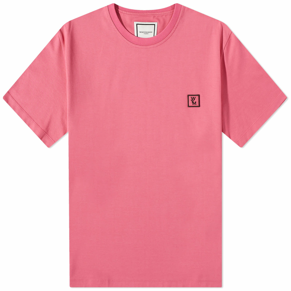 Wooyoungmi Men's Back Logo T-Shirt in Pink Wooyoungmi