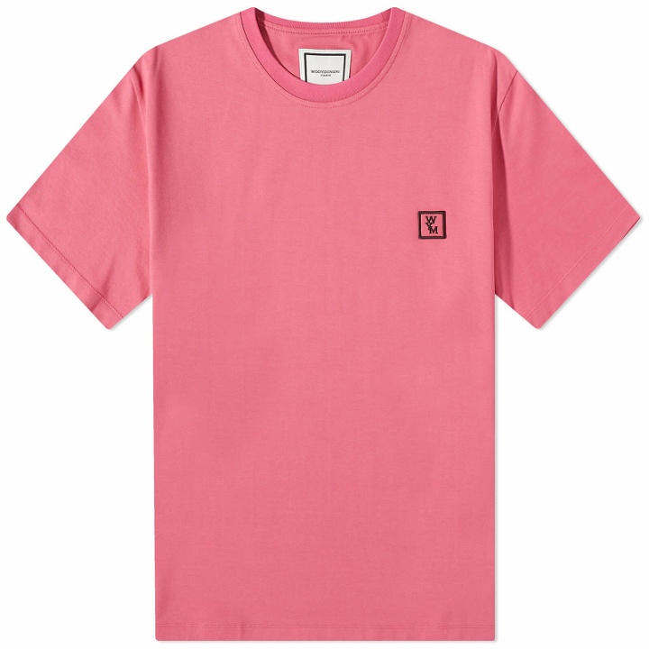 Photo: Wooyoungmi Men's Back Logo T-Shirt in Pink