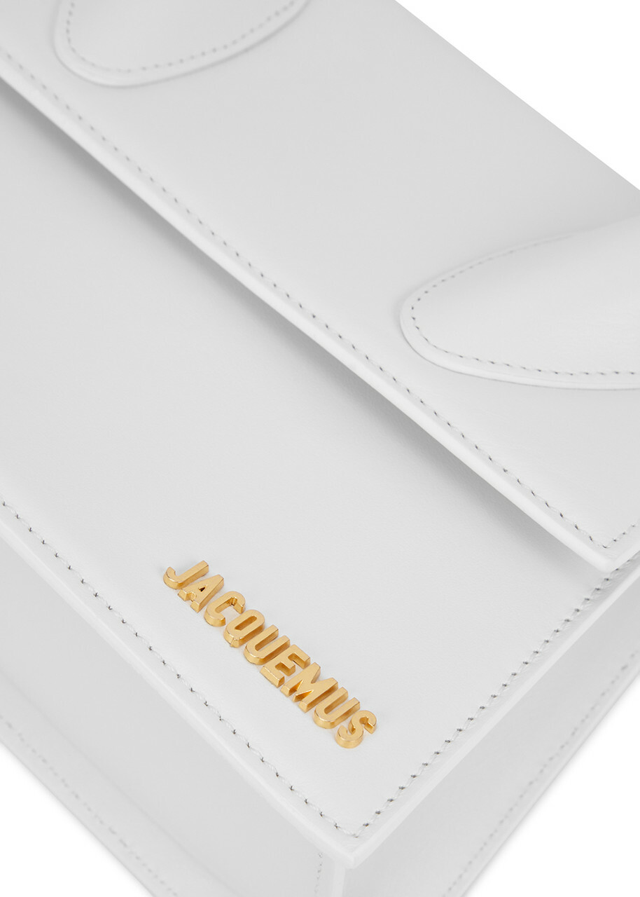 Jacquemus Le Grand Chiquito Leather Handle Bag, top Handle Bag, White - One Size