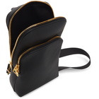 Tom Ford Black Leather Sling Backpack