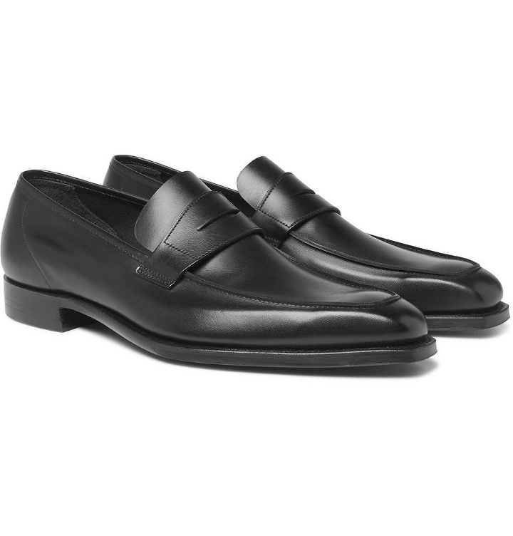 Photo: George Cleverley - George Leather Penny Loafers - Men - Black