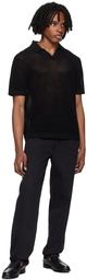 Theory Black Brenan Polo