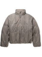 POST ARCHIVE FACTION - 4.0 Center Pleated Nylon-Ripstop Down Jacket - Neutrals