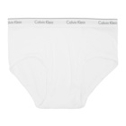 Calvin Klein Underwear Four-Pack White Classic Fit Briefs