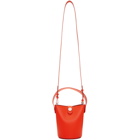 Sophie Hulme Orange Nano Swing Bucket Bag
