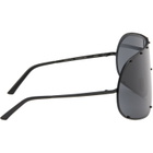 Rick Owens Black Shield Sunglasses