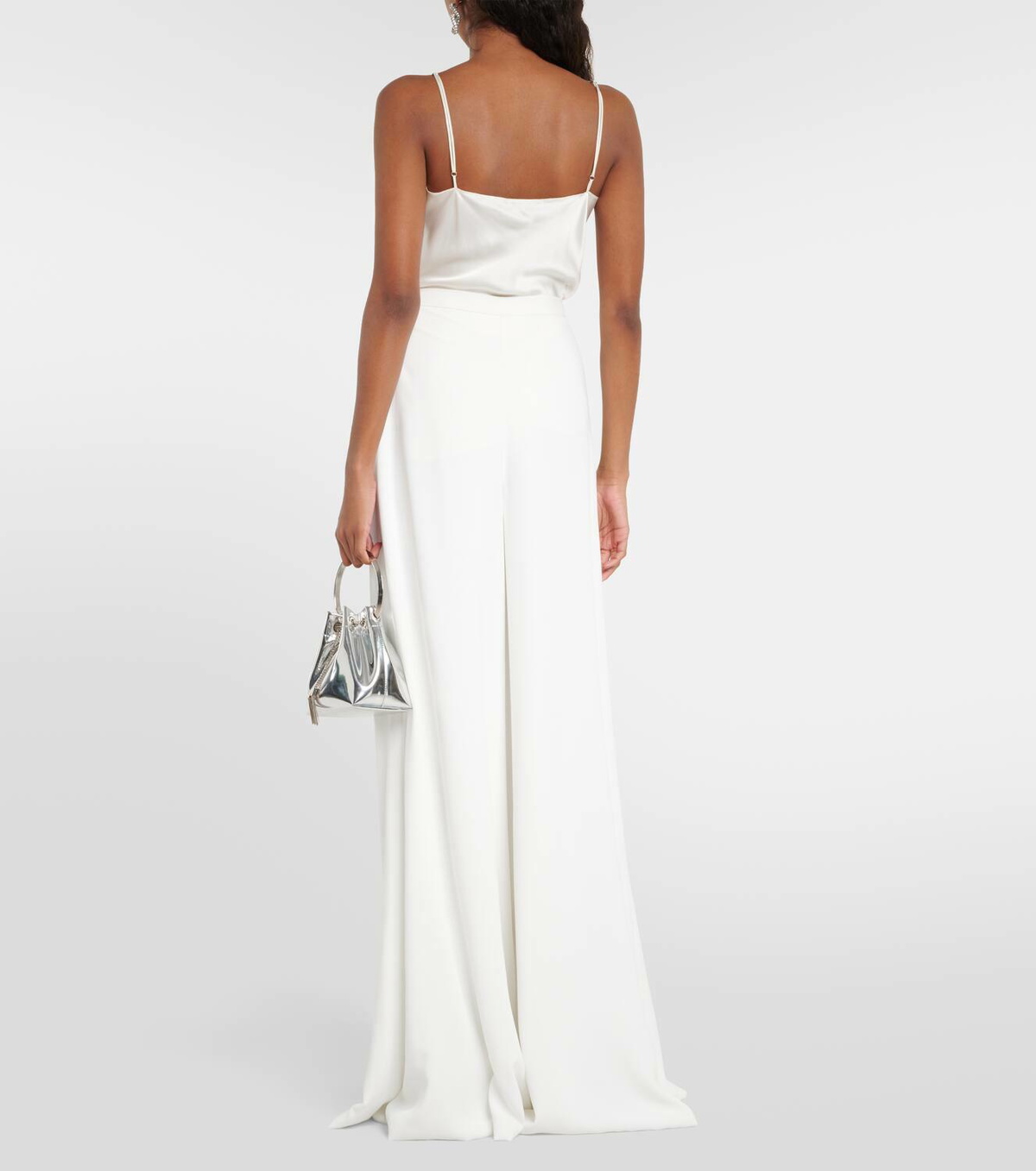 Costarellos High-rise wide-leg pants