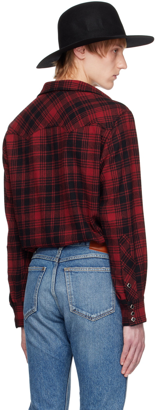 The Letters Red Western Shirt