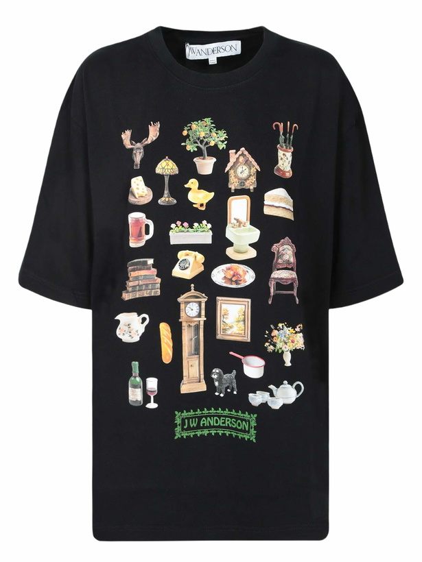Photo: J.W. Anderson Diorama Print Black T-shirt
