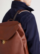 Bleu de Chauffe - Zibeline Full-Grain Leather Backpack