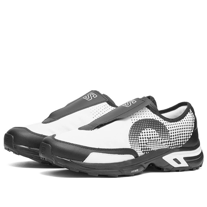 Photo: Comme des Garçons Homme Plus x Salomon SR901E Sneakers in Black/White