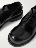 Acne Studios - Glossed-Leather Derby Shoes - Black