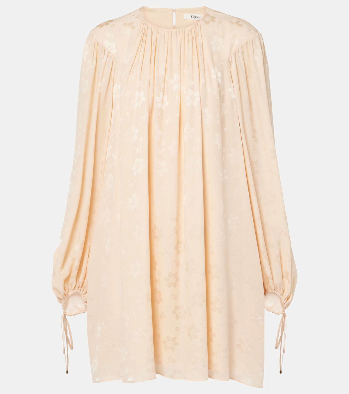 【送関込】Chloe☆クロエ Gathered mini dress in silk jacquard Chloé Gathered Mini Dress In Silk Jacquard | Chloé RS