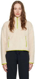 Girlfriend Collective Off-White Half-Zip Sweater