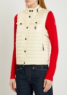 Moncler Gumiane Padded Shell Gilet Natural