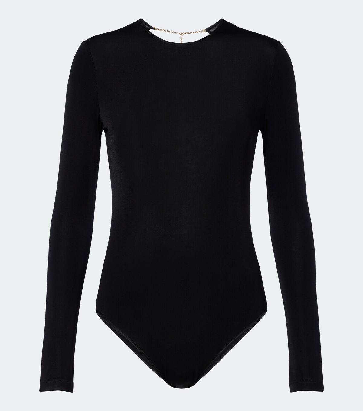 Saint Laurent Open-back jersey bodysuit