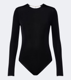 Saint Laurent Open-back jersey bodysuit