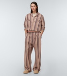 The Elder Statesman - Leisure Stripe cashmere-blend pants