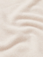 Loro Piana - Roadster Striped Cashmere Half-Zip Sweater - Neutrals