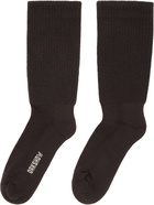 Rick Owens DRKSHDW Gray Concordians Knee High Socks