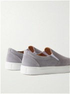 Mr P. - Regenerated Suede by evolo® Slip-On Sneakers - Gray