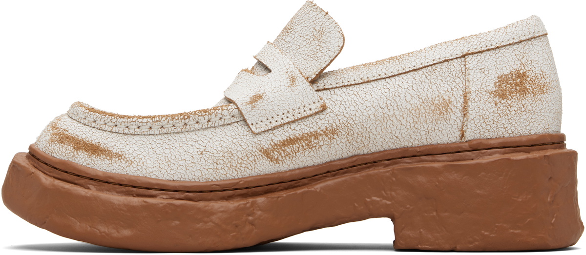 CAMPERLAB Brown & White Vamonos Loafers