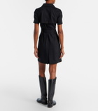 Burberry Belted wool shirt dress
