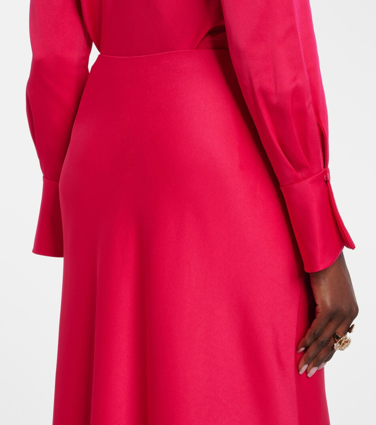 Simkhai Kiri satin maxi skirt