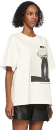 Victoria Beckham Off-White Alina Print T-Shirt
