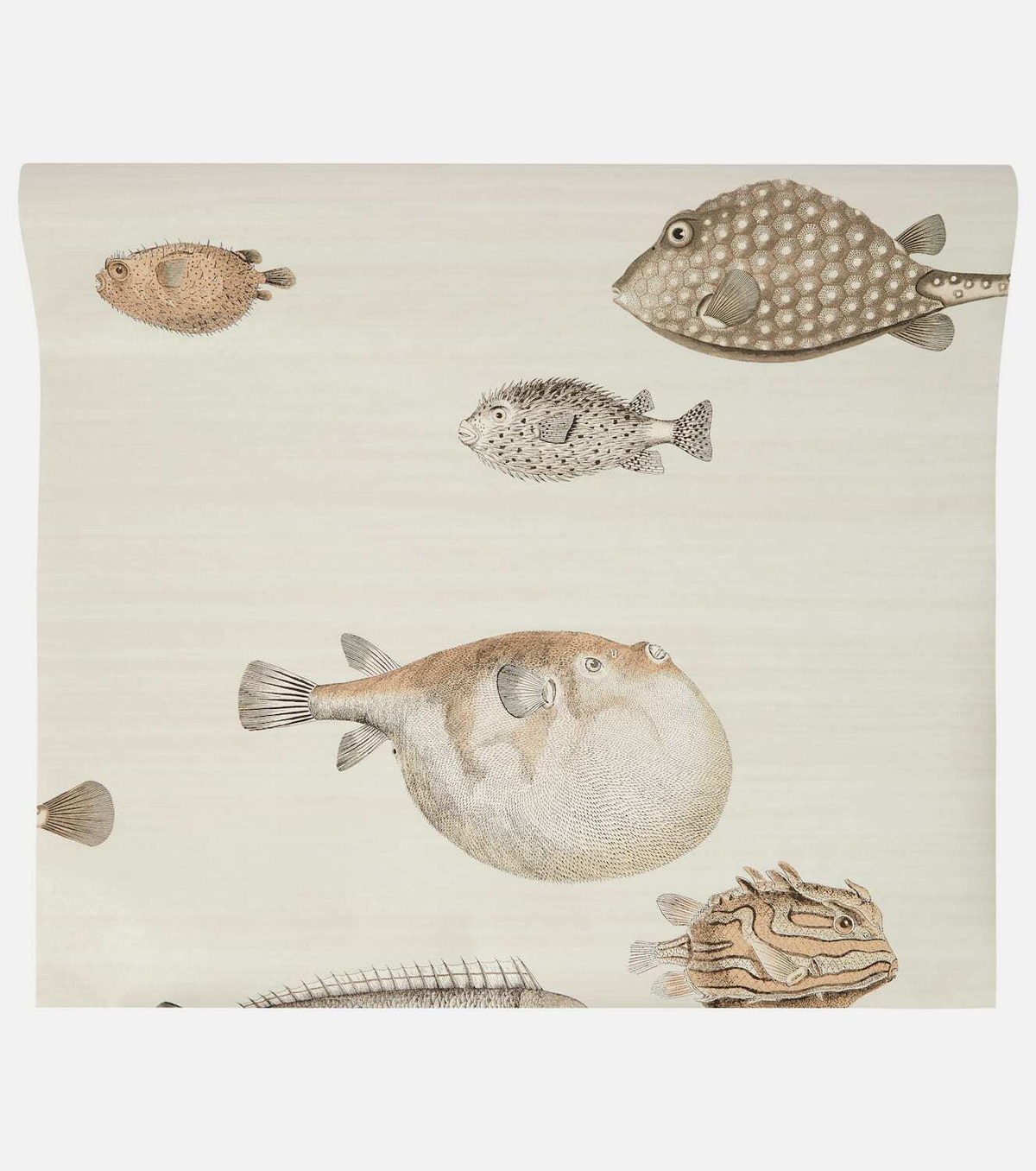Fornasetti x Cole & Son Acquario printed wallpaper