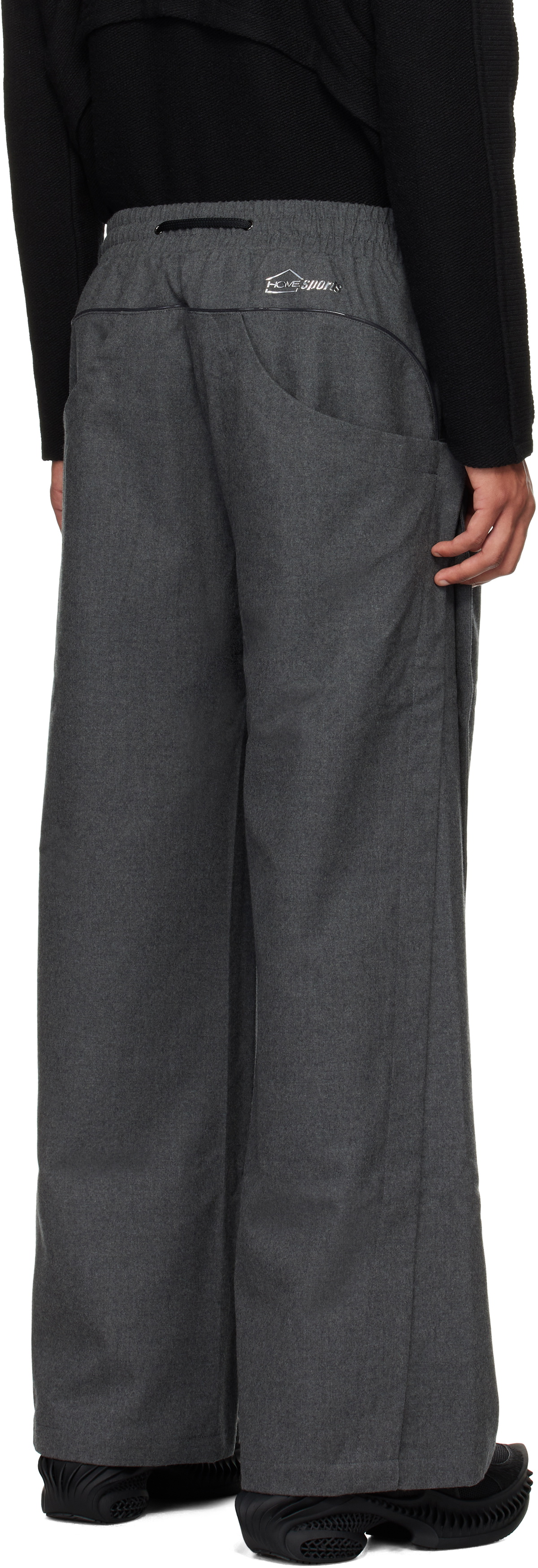 NAMESAKE Gray Wolves Wide Leg Trousers