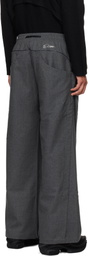 NAMESAKE Gray Wolves Wide Leg Trousers