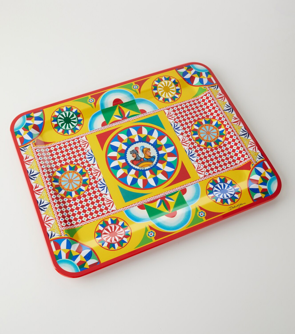Dolce&Gabbana Casa - Carretto Siciliano Medium wooden tray