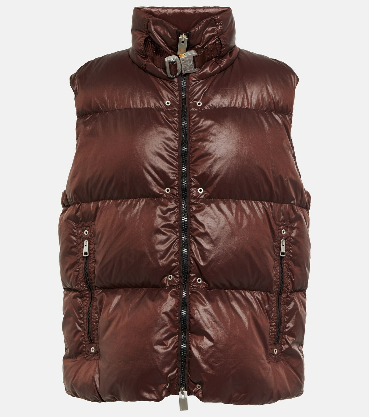 Moncler Genius Buckle-collared down vest
