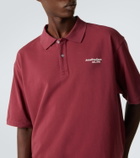 Acne Studios Cotton piqué polo shirt