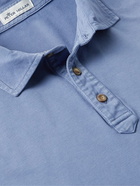 Peter Millar - Garment-Dyed Stretch Pima Cotton-Jersey Polo Shirt - Blue