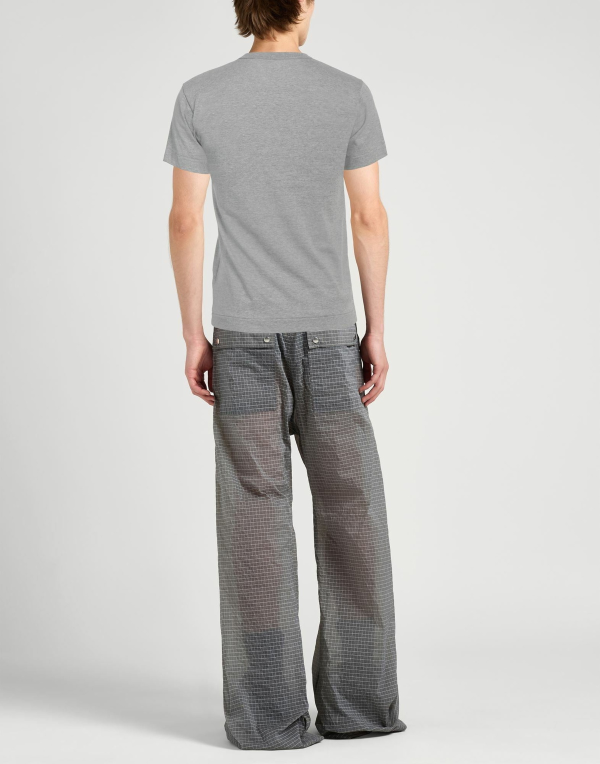 Comme Des Garçons Play Mens T-shirt in Grey
