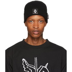 Marcelo Burlon County of Milan Black Logo Beanie