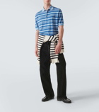 Marni Striped cotton polo shirt