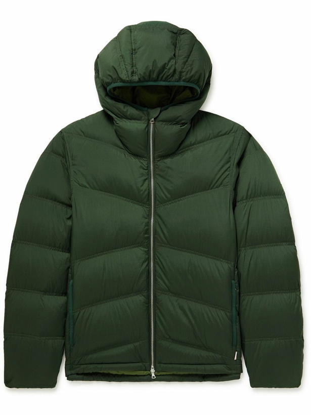 Photo: Orlebar Brown - Karoo Quilted Padded Shell Hooded Jacket - Green