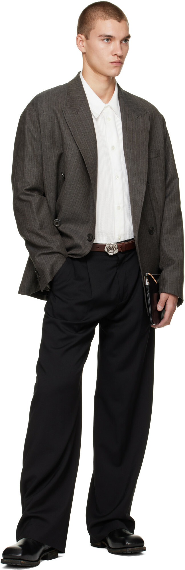 OUR LEGACY Brown Halt Blazer