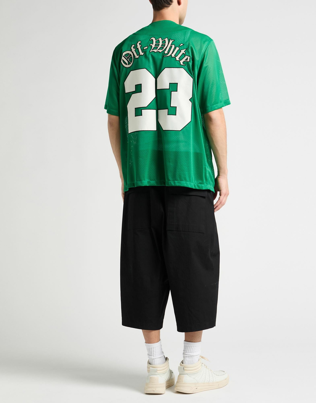Off-white Mens Shirt Emerald in Green