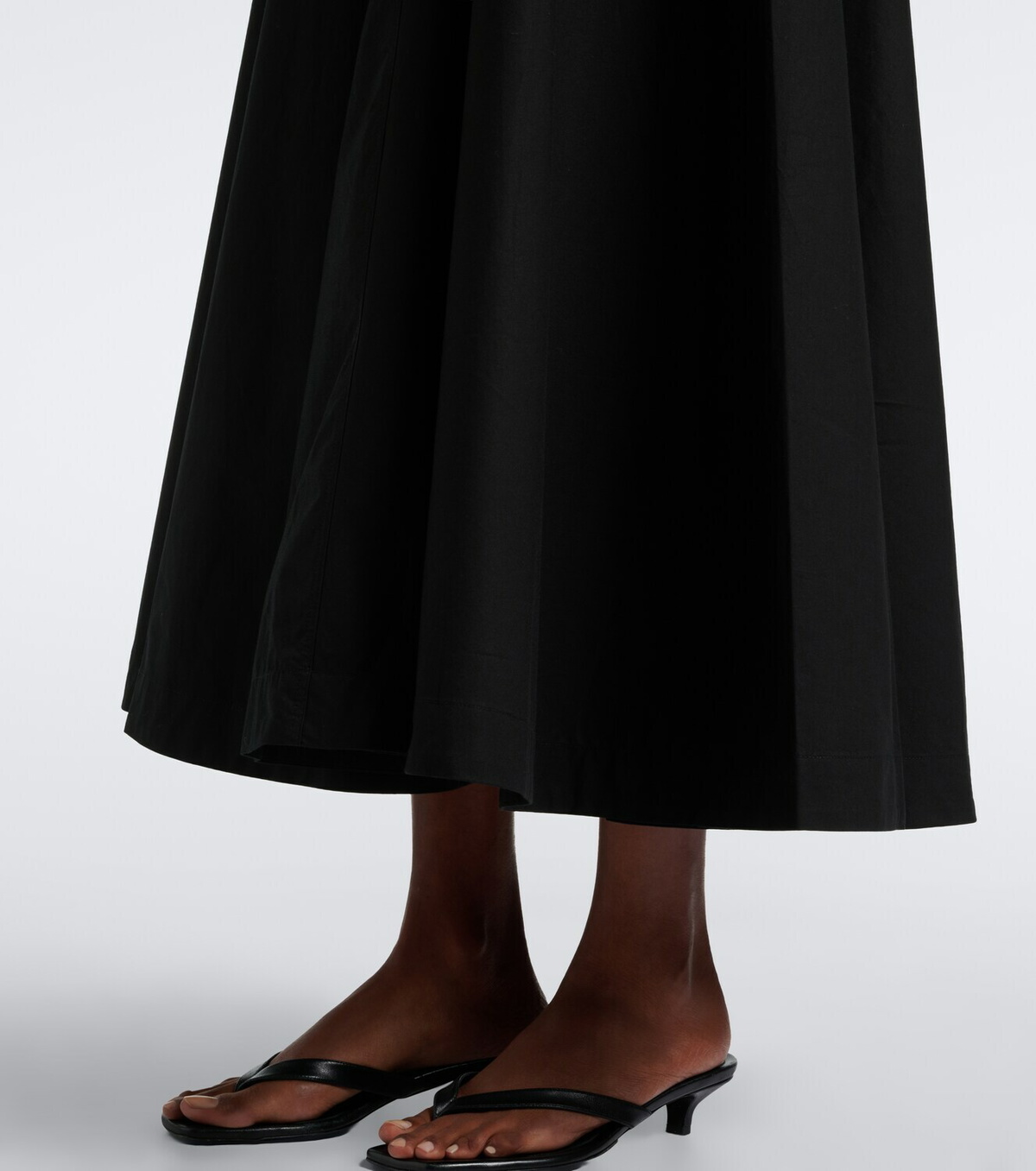 Dôen Rivelle cotton poplin midi dress