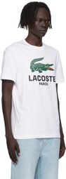 Lacoste White Croc Originals T-shirt