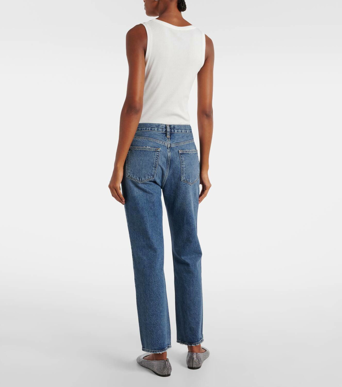 【Agolde】 Valen mid-riseストレートジーンズ AGOLDE Valen mid-rise straight-leg jeans | NET-A-PORTER
