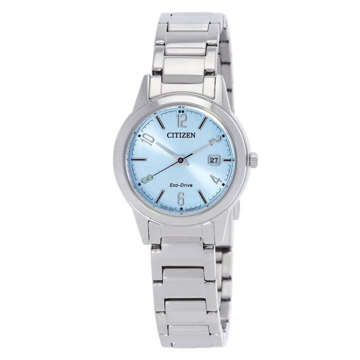 Photo: Citizen Lady Eco-Drive Blue Dial Watch FE1241-71L