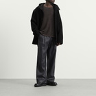 Our Legacy Men's Stamped Wool Liner Jacket in Black