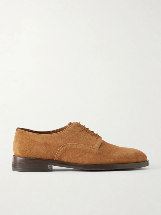 Photo: Paul Smith - Jason Suede Derby Shoes - Brown