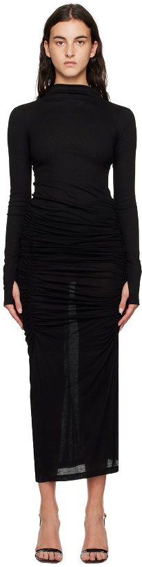 Photo: Helmut Lang Black Combo Maxi Dress