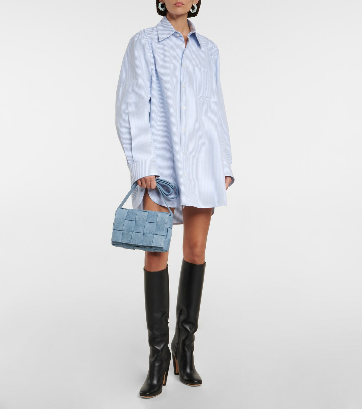 bottega veneta cassette bag denim